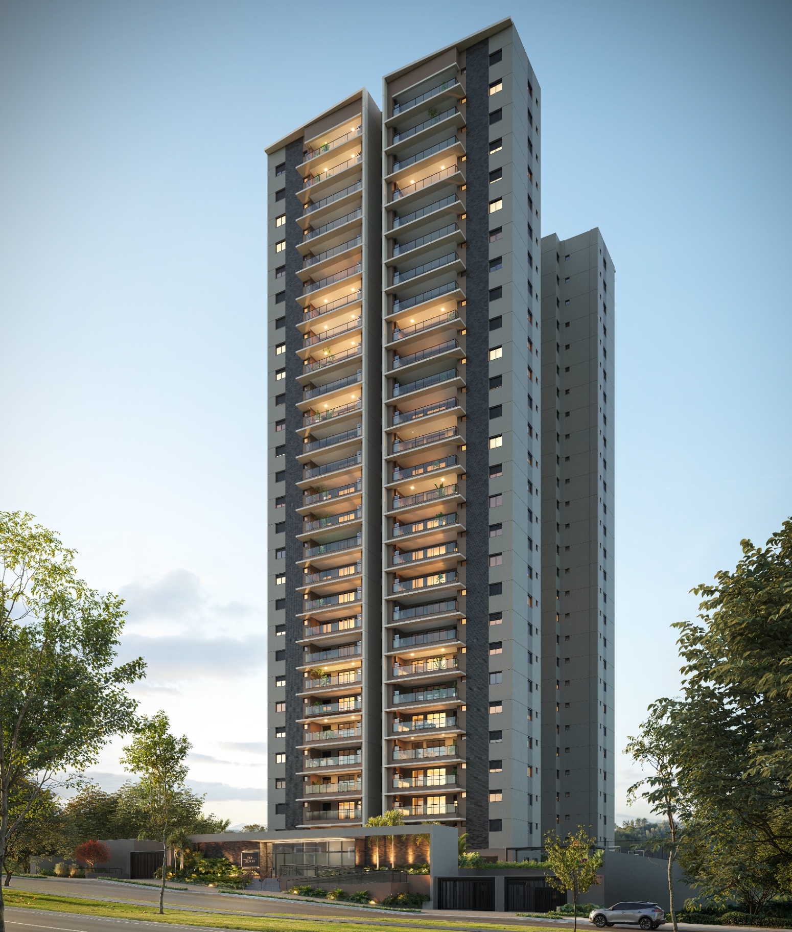 Fachada Uber Renoir, lançamento BILD no Jardim Botânico